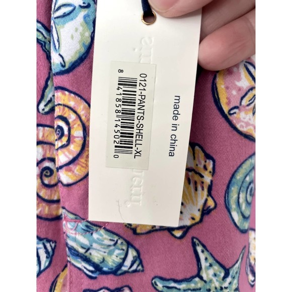Simply‎ Southern Pink Seashell Pants Size XL NWT - Picture 6 of 6